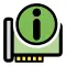 Vector graphics of primary hardware information KDE icon