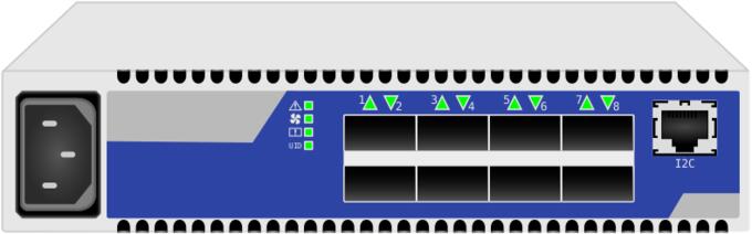 Mellanox IS5022 8 Ports vector drawing