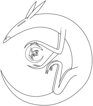 Vector image of 6 allegoric rats