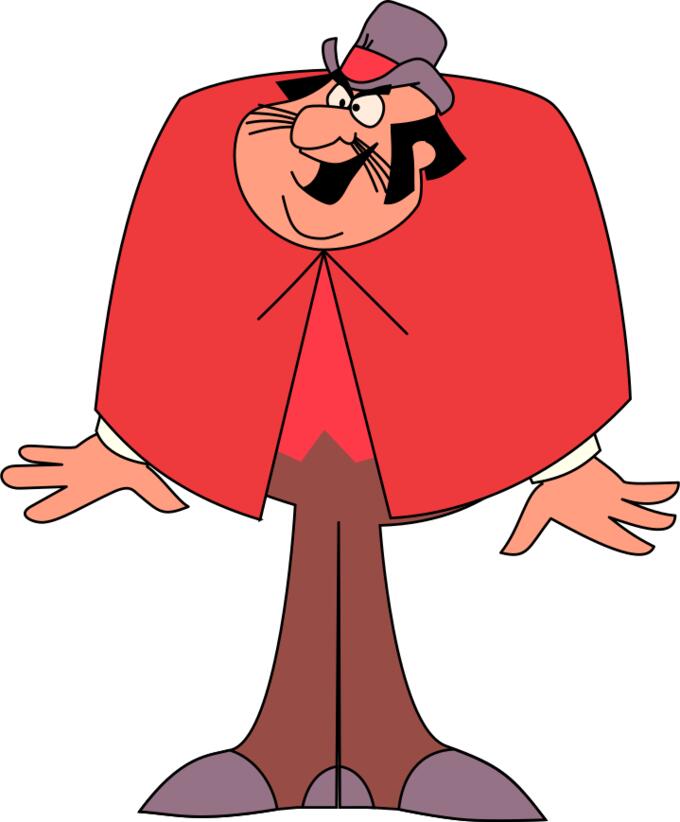 Vector clip art of happy circus guy