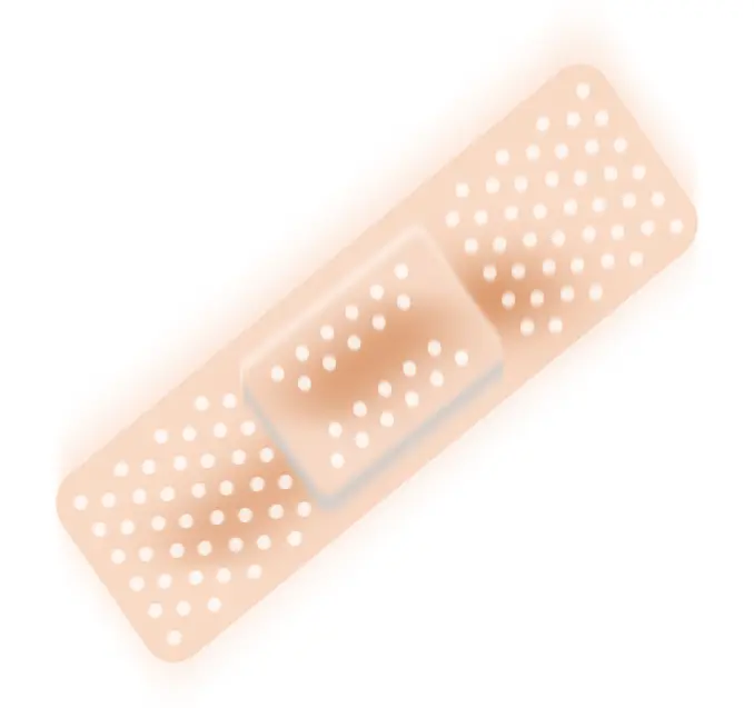 Beige bandage vector image