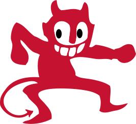 Vector clip art of crazy dancing pink cat