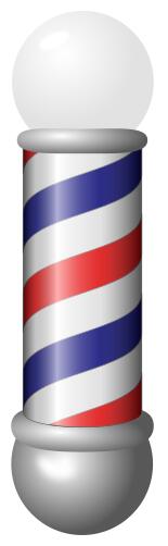 Barber's pole vector graphics