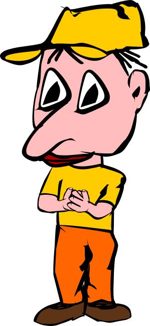 Vector graphics of boy with pet lines in color
