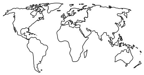 vector image of map of the world