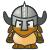 Gnu knight vector clip art