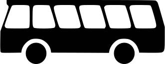 Vector illustration of bus pictogram