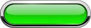 Thick grayscale border green button vector image