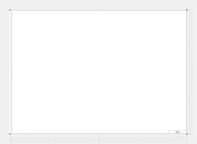 DIN 2A0 template vector image