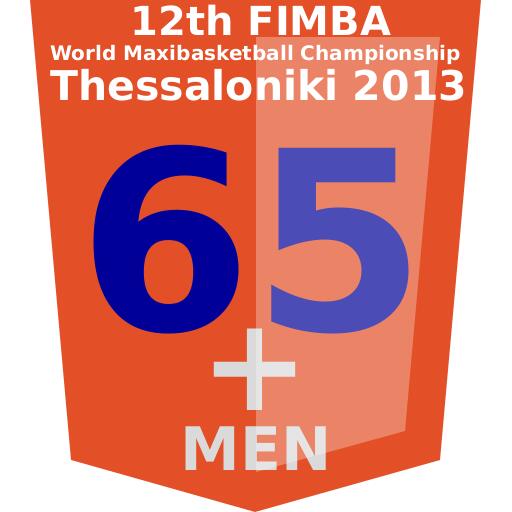65+ FIMBA championship logo idea vector graphics