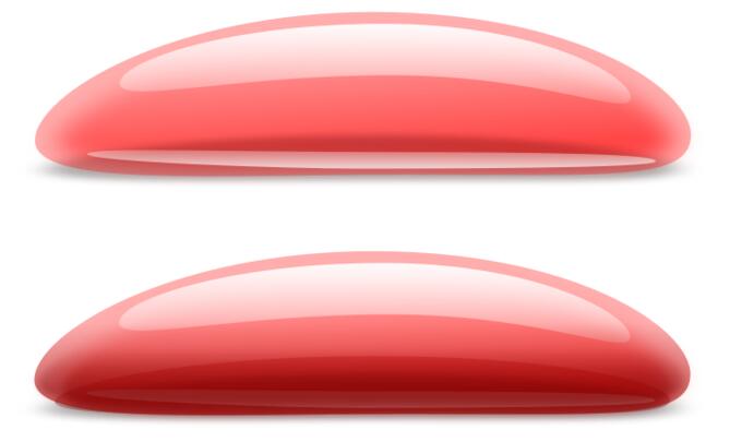 Red blog droplets vector drawing