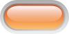 Pill shaped orange button vector graphics