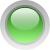 Finger size green button vector clip art