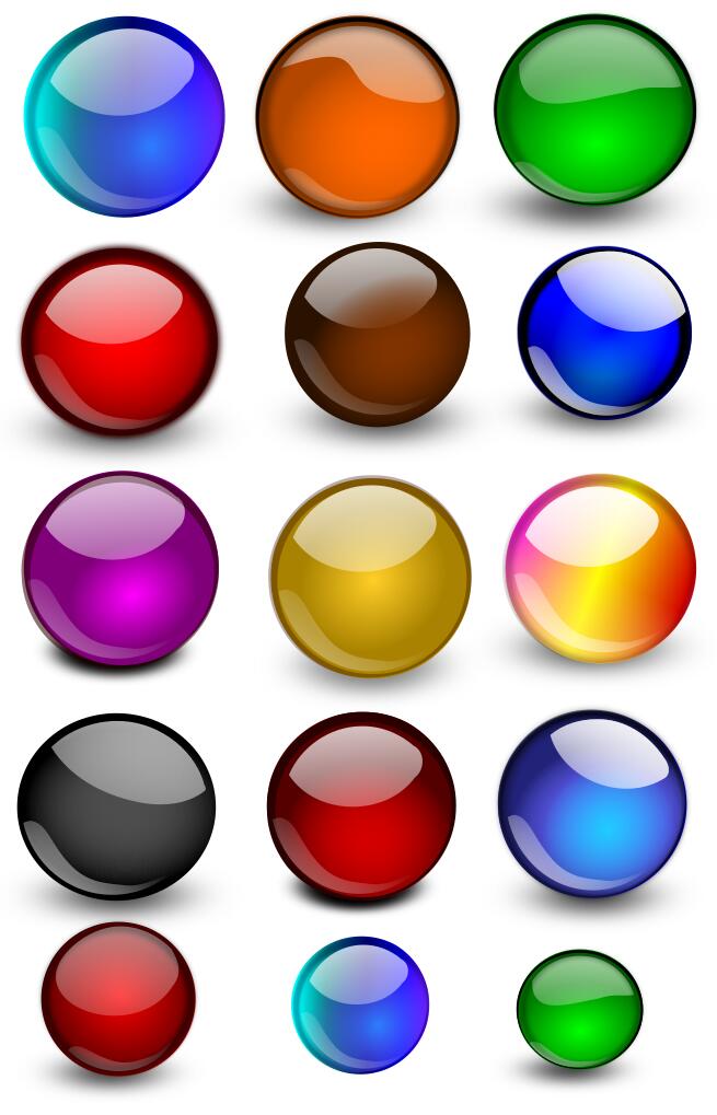 Vector clip art of web icons