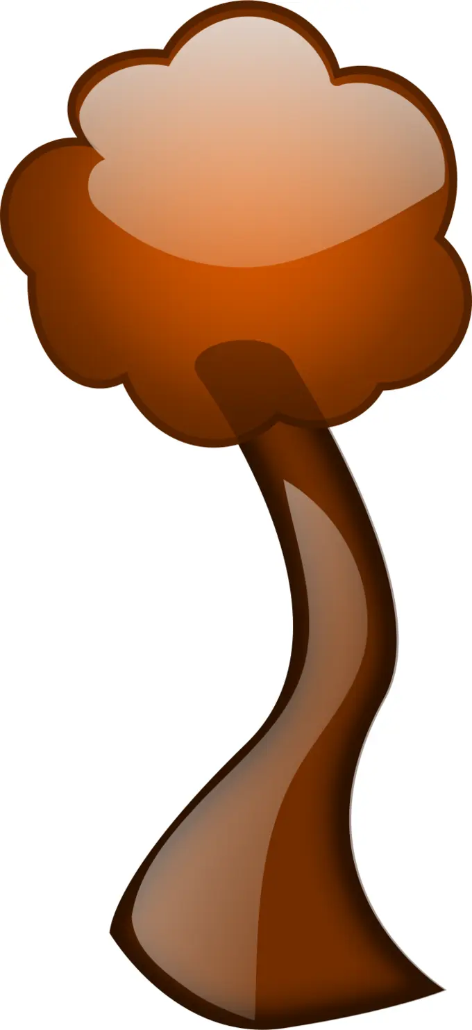 Autumn tree branch vector