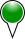 Map pointer green color vector drawing