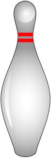 Shiny bowling pin vector illustration