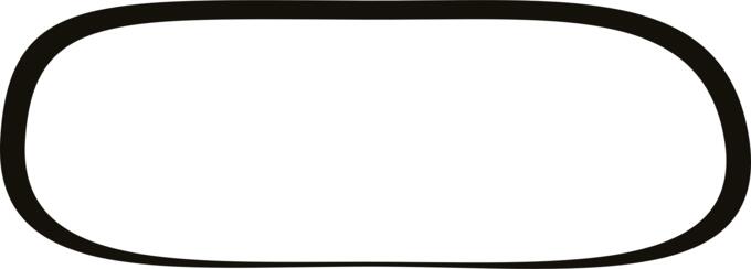 Vector illustration of extended thin frame