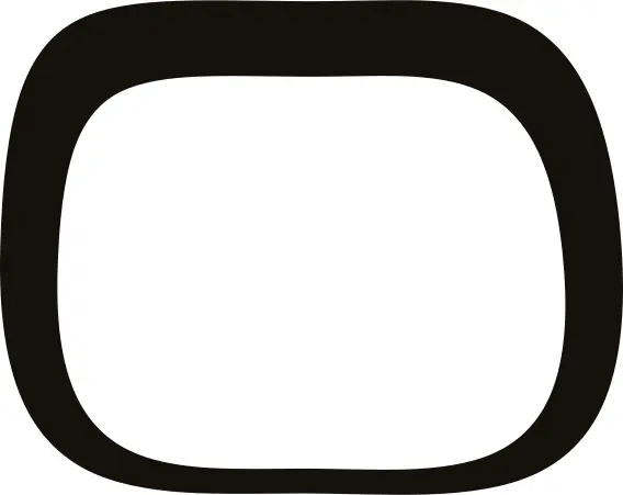 Vector clip art of firebog shaped frame