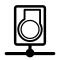 Monochrome KDE icon vector graphics
