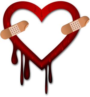 Heartbleed patch vector graphics