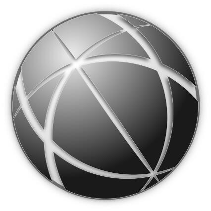 Gray globe icon vector image