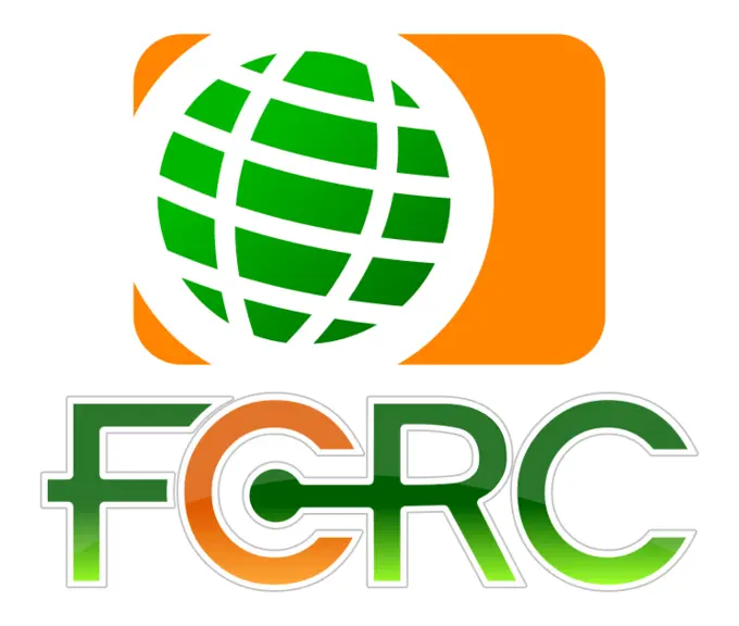 FCRC globe shiny icon vector image