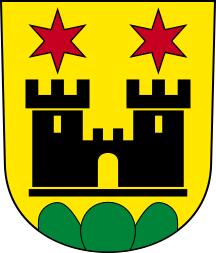 Vector drawing of coat of arms of Meilen City