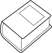 Vector illustration of thick dictionary
