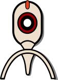 Webcam symbol clip art