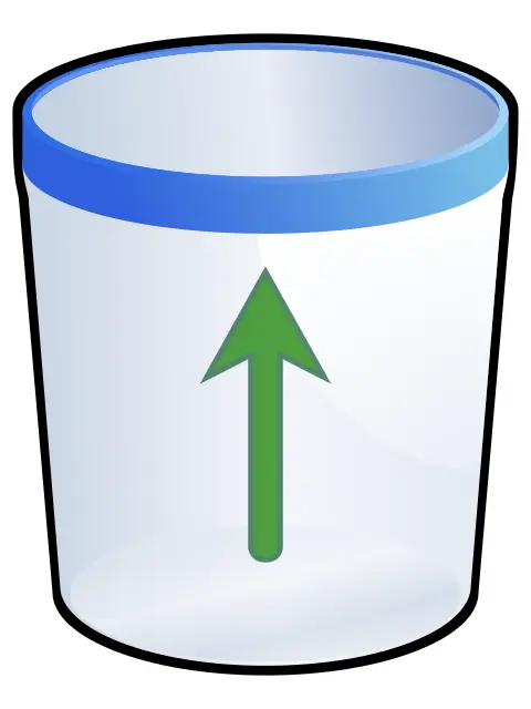 Trash bin vector image