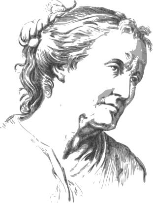 Vector image of grandmother