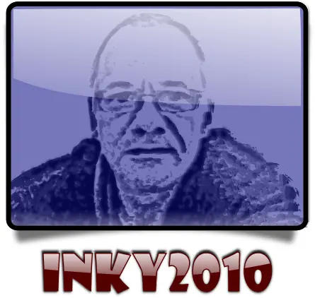 Older balding man profile vector image