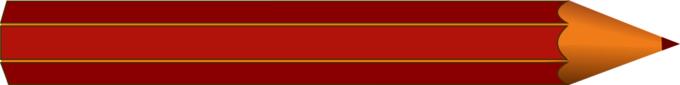 Red pencil vector clip art