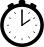 Stopwatch pictogram vector graphics