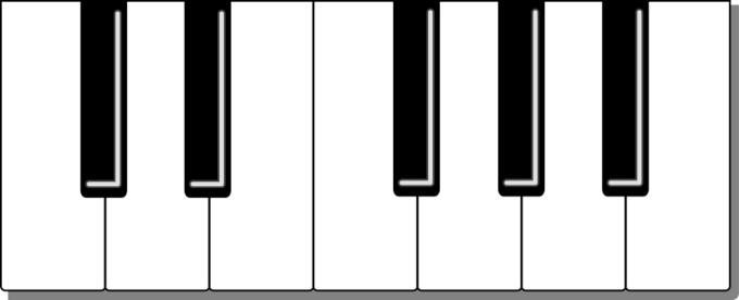 Keyboard pictogram vector image