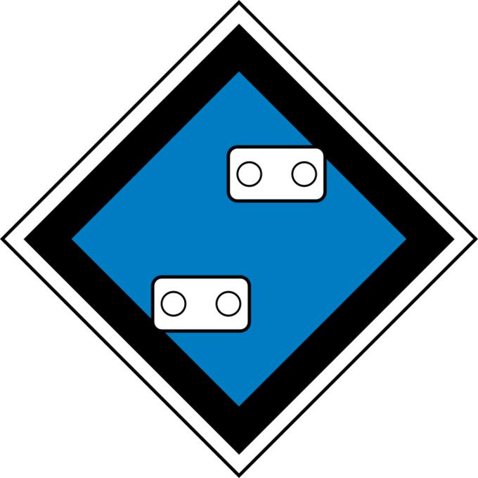 Russian railway sign prepare to lower pantograph vector image