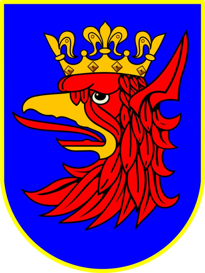 Vector illustration of coat of arms of Szczecin City