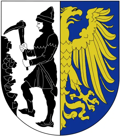 Vector graphics of coat of arms of Bytom City