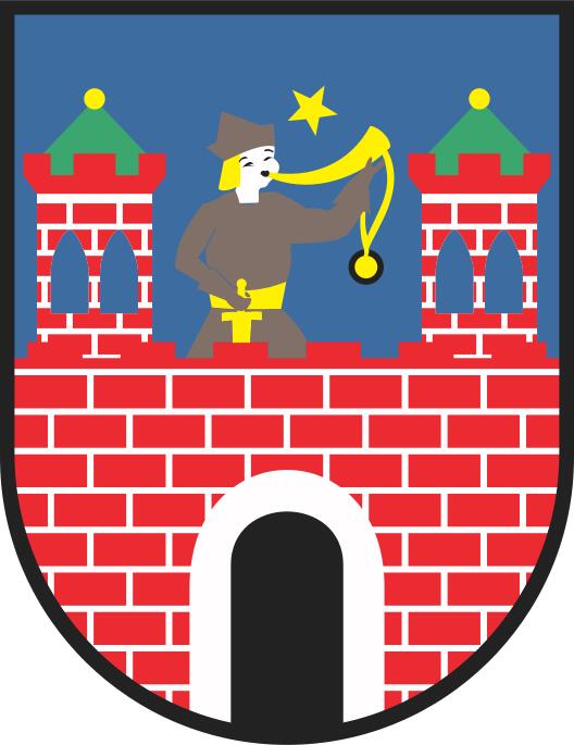 Vector clip art of coat of arms of Kalish City