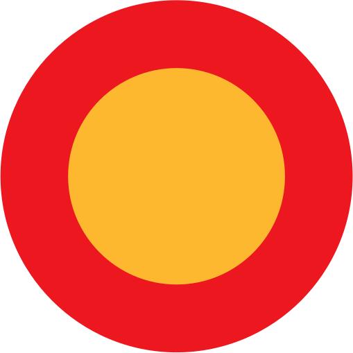 Vector image of blank traffic sign