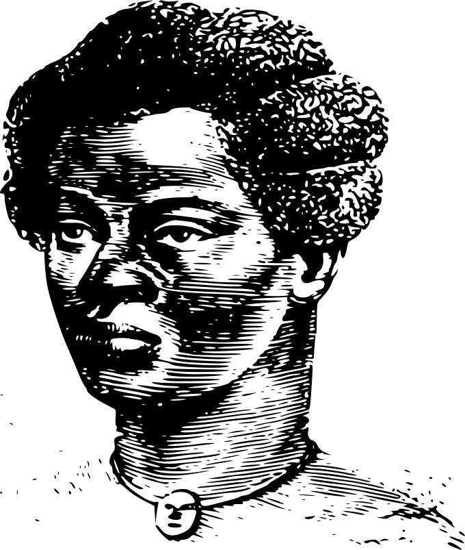 African man's head vector clip art