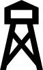Pictogram for a tower vector image