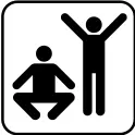 US National Park Maps pictogram for an exercise facility vector image