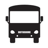 Motorhome silhouette vector clip art