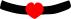 Vector clip art of heart necklace