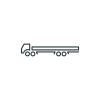 Vector illustration of towing vehicle symbol