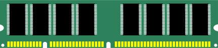 Random Access computer Memory RAM vector image