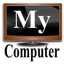 My computer icon vector illustration