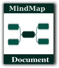Mindmap icon vector graphics